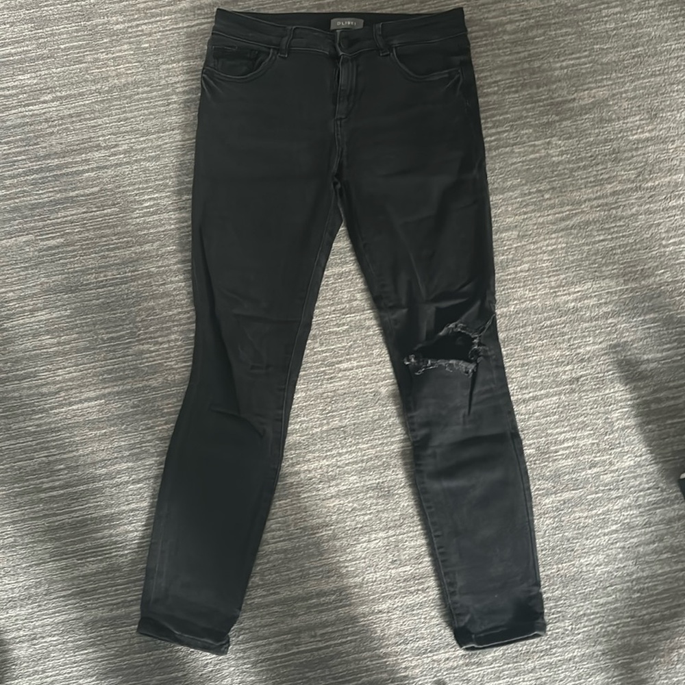 Black Ripped Skinny Jeans